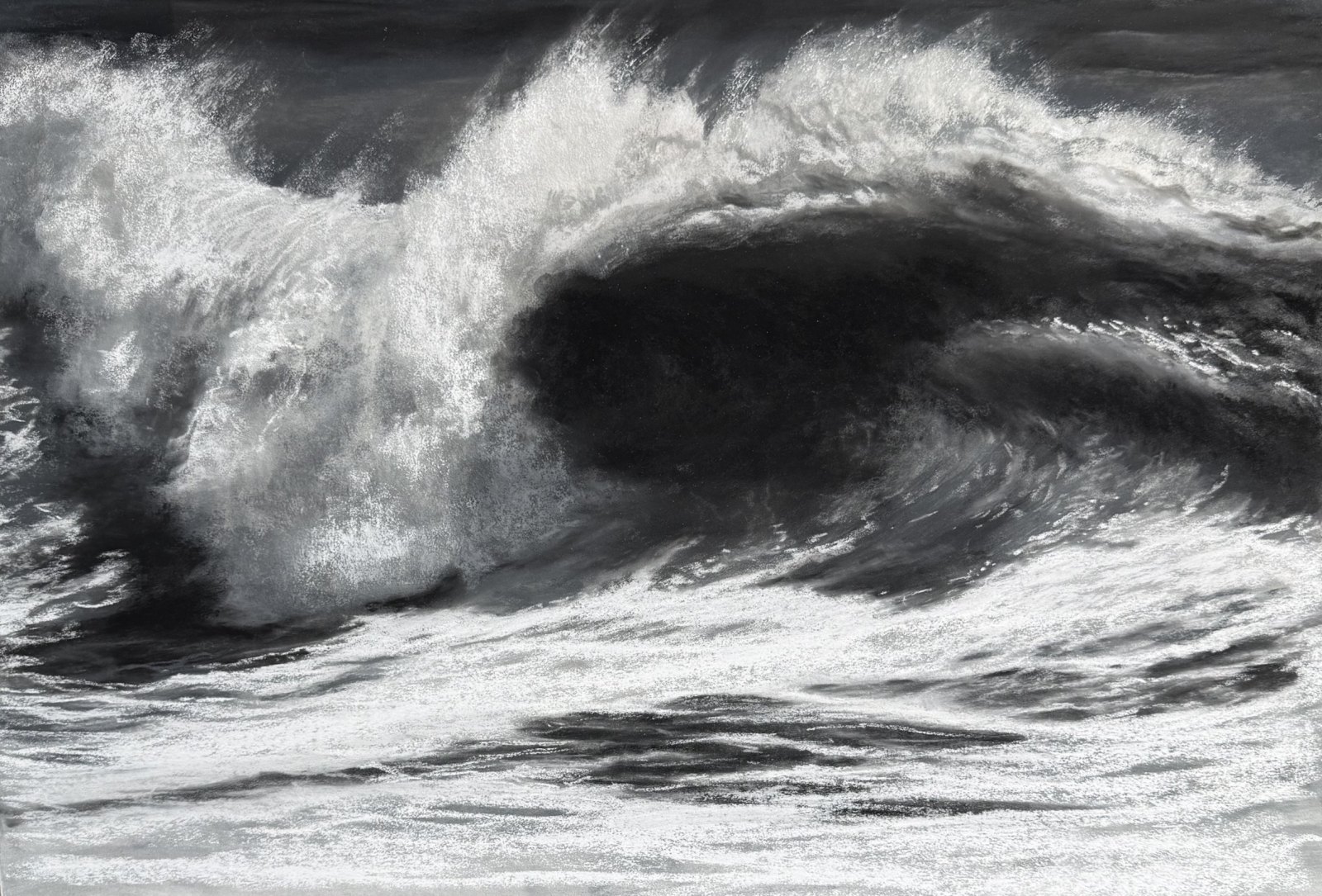 Acceleration — original soft pastel painting by Jaci Hogan