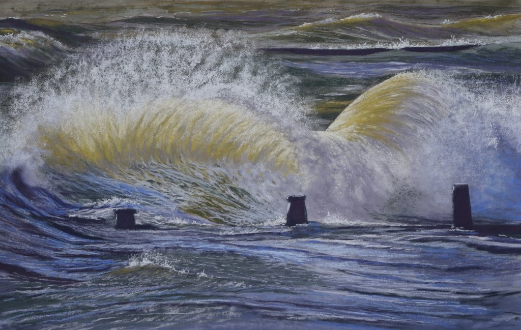 Beauty Of The Storm — original soft pastel painting by Jaci Hogan