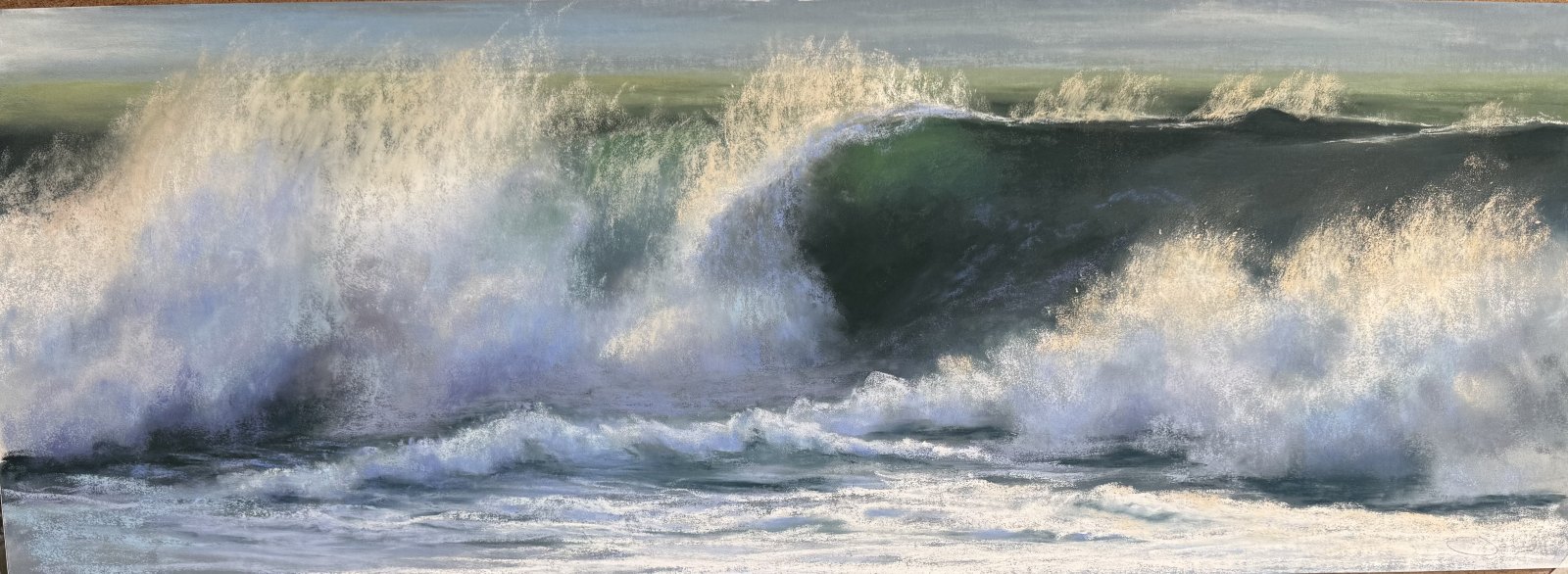 Cornish Dream — original soft pastel painting by Jaci Hogan