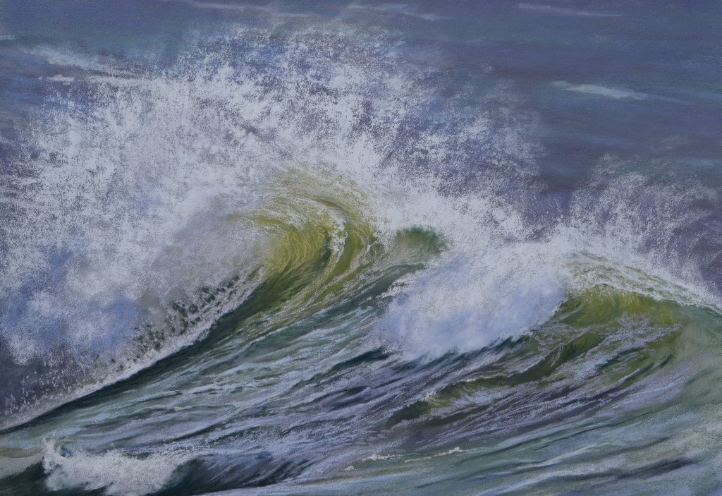 In The Moment — original soft pastel painting by Jaci Hogan