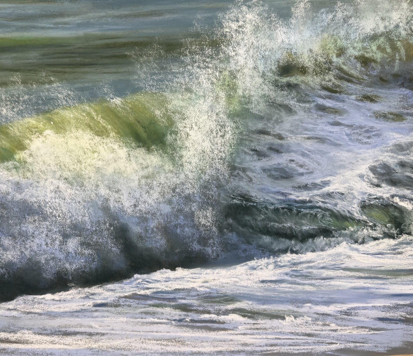 Laid Back — original soft pastel painting by Jaci Hogan