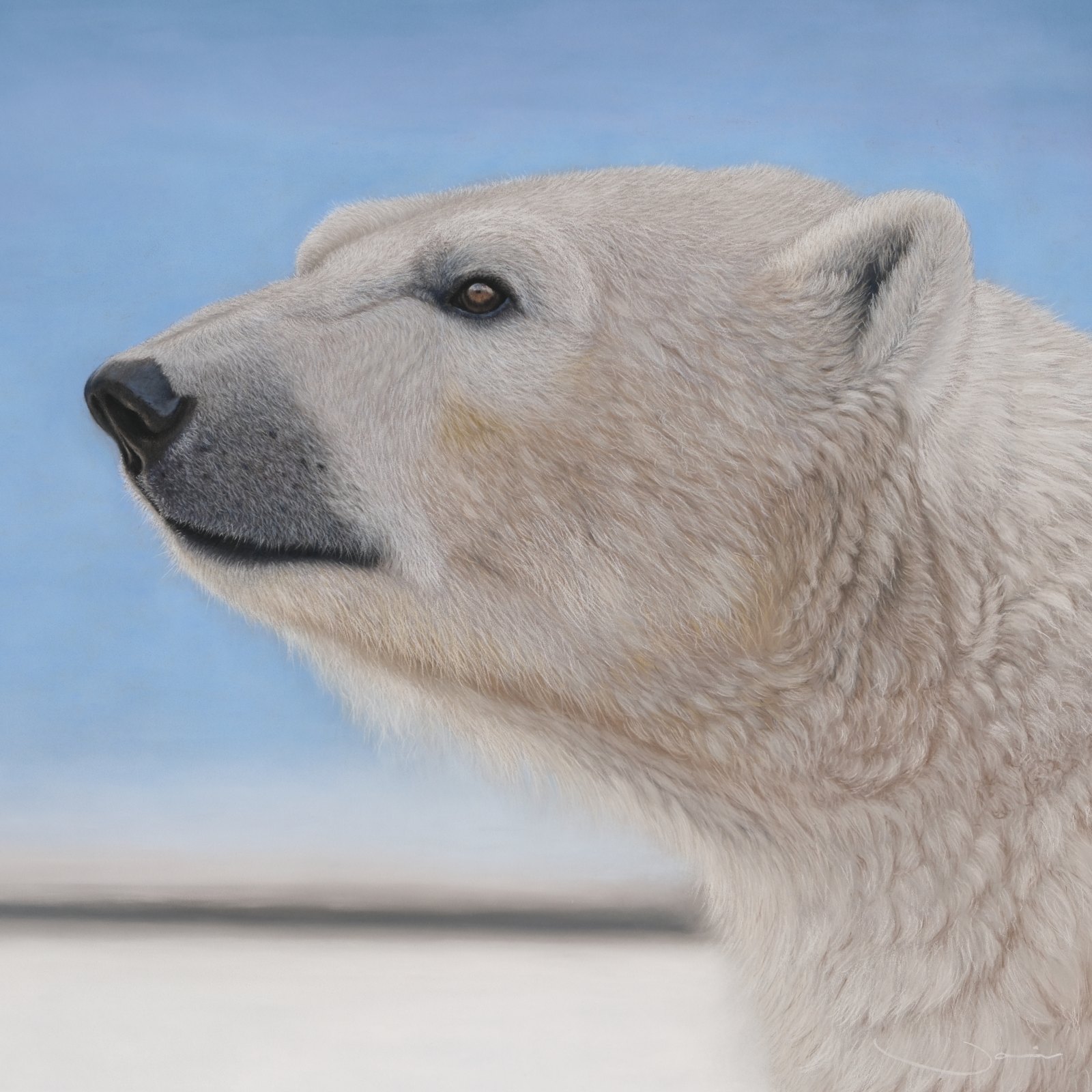 Looking to the Future — original soft pastel painting by Jaci Hogan