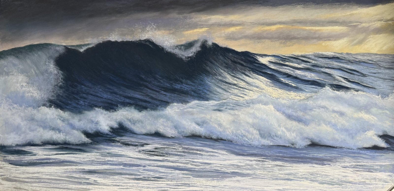 Monumental — original soft pastel painting by Jaci Hogan