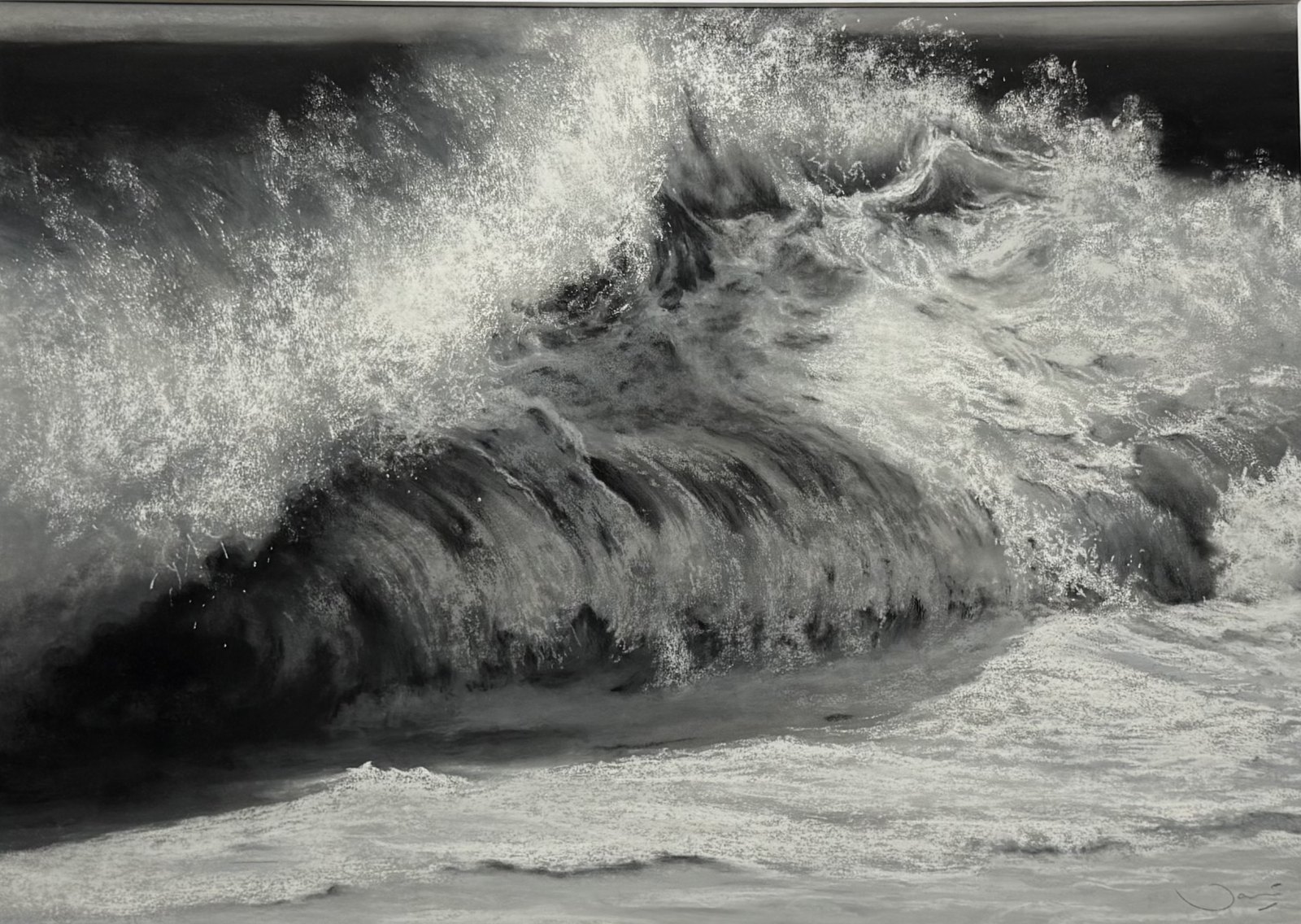 Soft Layers — original soft pastel painting by Jaci Hogan