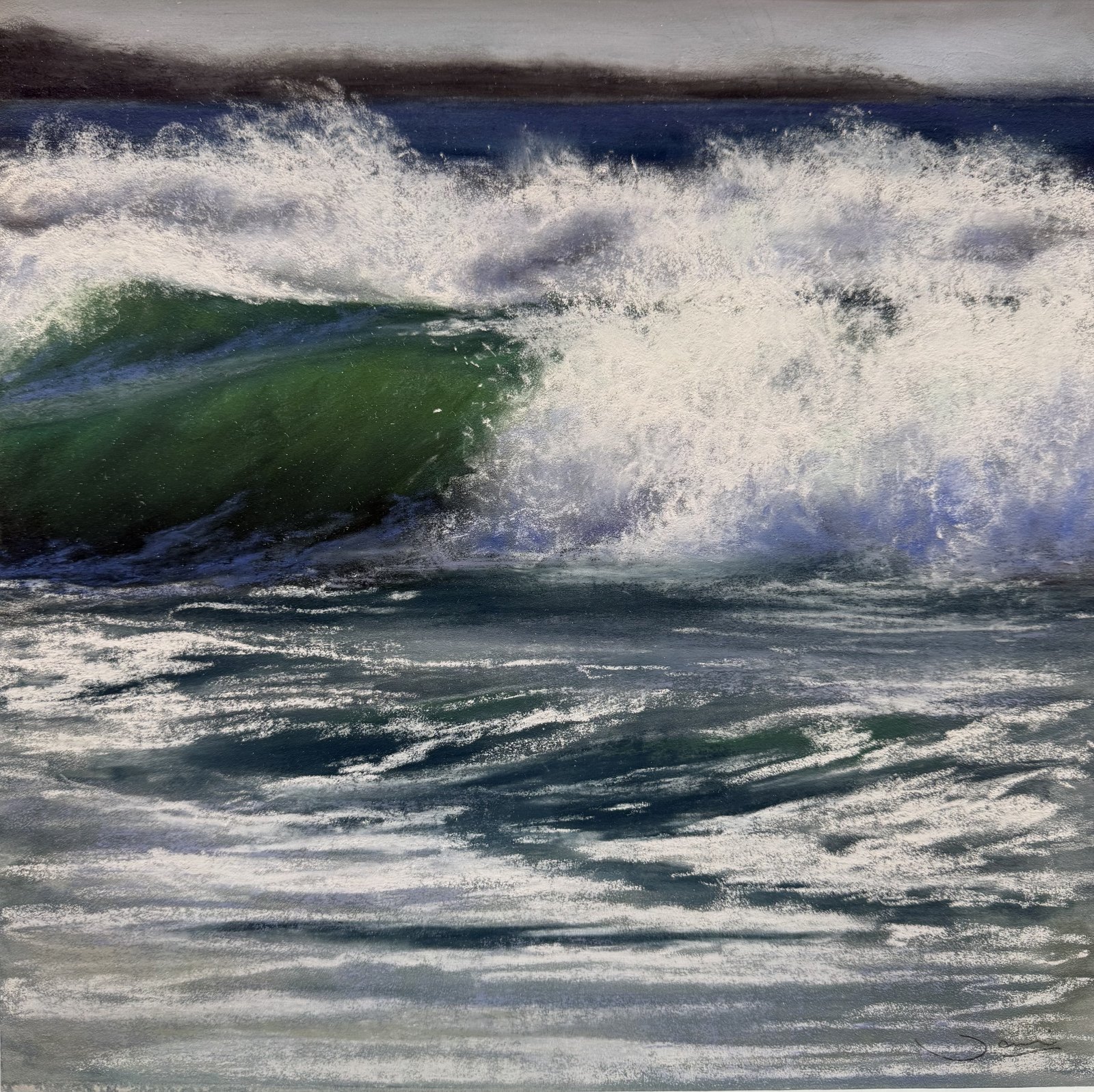 Sunlit Afternoon — original soft pastel painting by Jaci Hogan